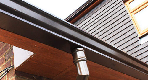 Ogee aluminium guttering